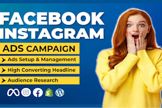 be your facebook ads campaign and instagram ads campaign manager