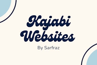 create online course,landing page for sales funnel  website with kajabi