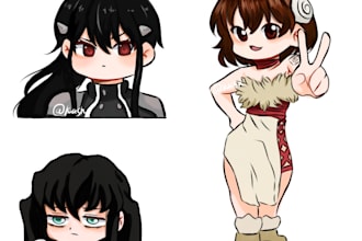 draw chibi art style of your favorite character and more