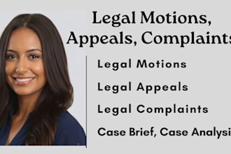 prepare petitions, complaints, and lawsuits