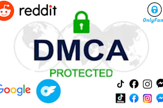 send dmca takedown notice and remove copyright,infringing,leaked,content