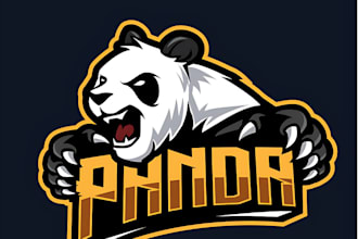 do animal or pet, dog, cat, or panda logo