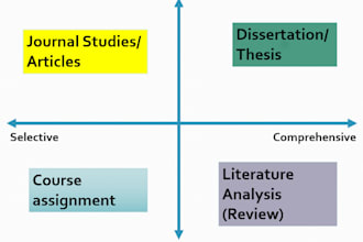 write articles, dissertations, summaries, case studies