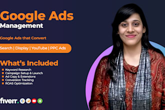 setup, manage and optimize your google ads PPC campaigns professionally