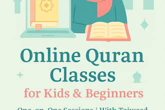 teaching quran online to kids with tajweed with patience
