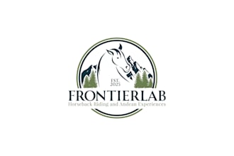 design a modern and creative horse riding farm logo