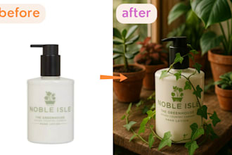 edit, retouch, and stage your product images in photoshop