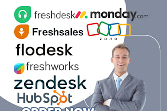 freshdesk freshsales monday zoho brevo hubspot flodesk freshworks zendesk