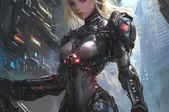 draw a design spaceship, sci fi illustration and sci fi art
