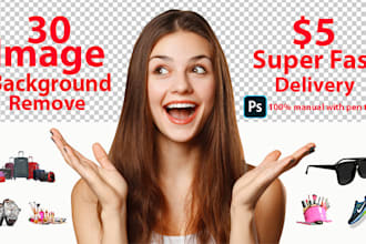do images background removal product and clipping path super fast delivery