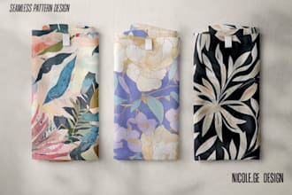 design unique seamless pattern designs with bundle discount
