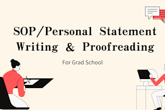 help with your graduate school personal statement or sop