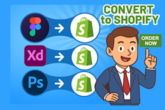 design high converting shopify landing page,product page from xd,figma or PSD