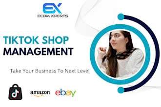 be your tiktok shop manager expert , tts va