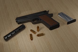 create high quality 3d models as well as low poly models