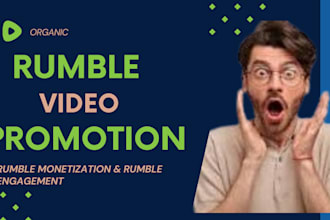 rumble video channel organically and channel optimization