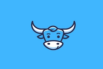 design a creative animal mascot logo with a tech twist