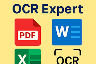 convert scanned PDF to editable word or excel ocr and file conversion exp