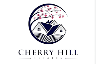 do modern real estate or realtor logo design