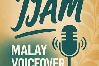 record a malay or english voice over with energetic of formal tone