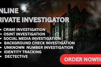 investigate social media harassment and info gathering as a private investigato