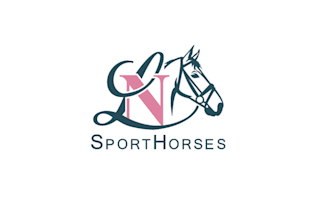 design a weirdly lame horse logo that looks hilariously awkward