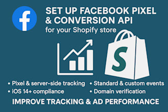 set up facebook pixel and conversion API on your shopify store