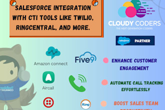 be doing salesforce integration with cti tools like twilio ringcentral and more