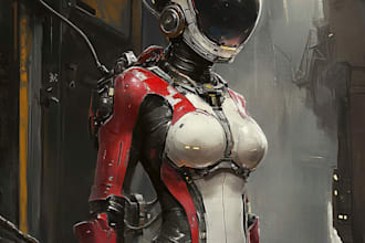 design a spaceship, sci fi illustration and sci fi art