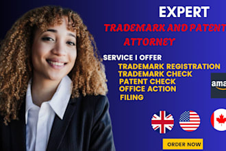 register your brand on uspto as licensed US attorney and trademark registration