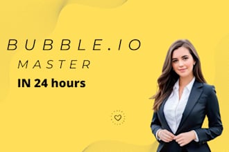 bubble io website webapp nocode application