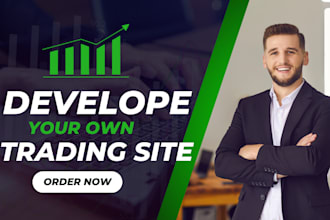 build a crypto trading website