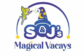 design high quality disney travel agent logo