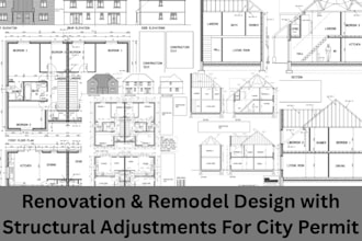 do structural and civil engineer building renovation with pe for city permit