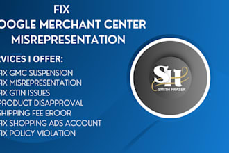 fix google merchant center suspension misrepresentation shopping ads gtin issues