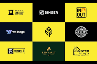 do creative sports fitness event music business logo design