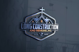 make roofing, home renovation, remodeling and handyman logo