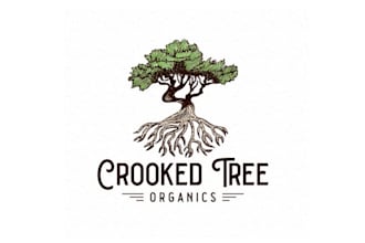 design stand out crooked tree organics logo