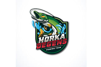 design wonderful evident fishing team logo