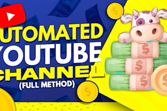 create top 10 cash cow faceless videos and cash cow youtube automaton channel