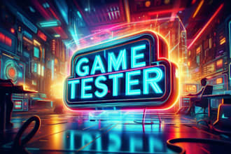 perform game testing and provide detailed test report