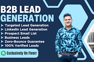 do b2b lead generation, linkedin lead generation, email leads and business leads