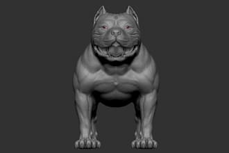 turn your pet into a superhero or fantasy character in 3d, 3d animal model