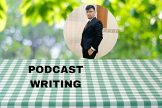 write podcast description and show notes for you in one day