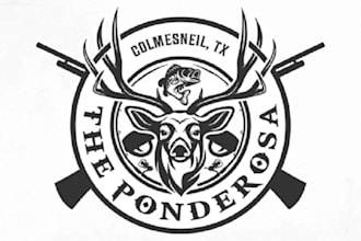 design attract hunting and fishing ranch logo