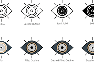 make custom flat and solid icons for your website and app