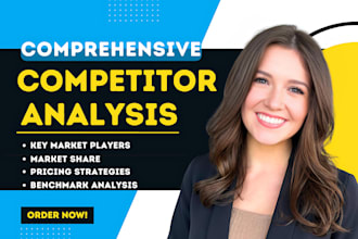 do advance competitor analysis, market analysis, swot, benchmarking analysis