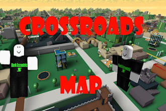 create a high quality full roblox game map for you
