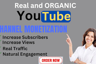 do organic youtube promotion for monetization