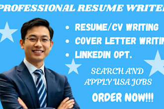 provide a professional resume writing cover letter linkedin optimization